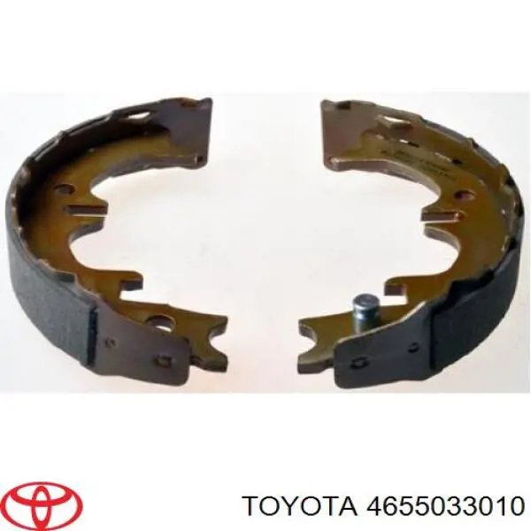 Колодки ручника/стоянкового гальма 4655033010 Toyota