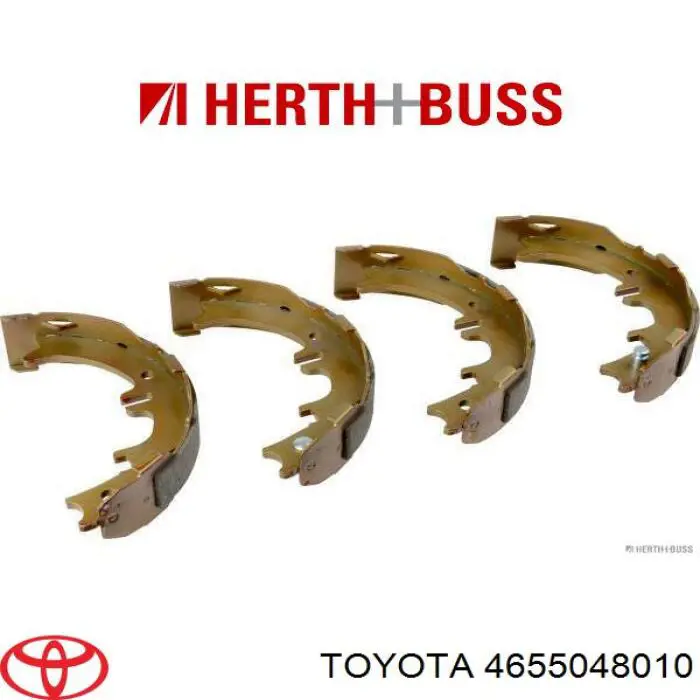 Колодки ручника / стоянкового гальма Toyota 4655048010 ціна, від 14.21 USD