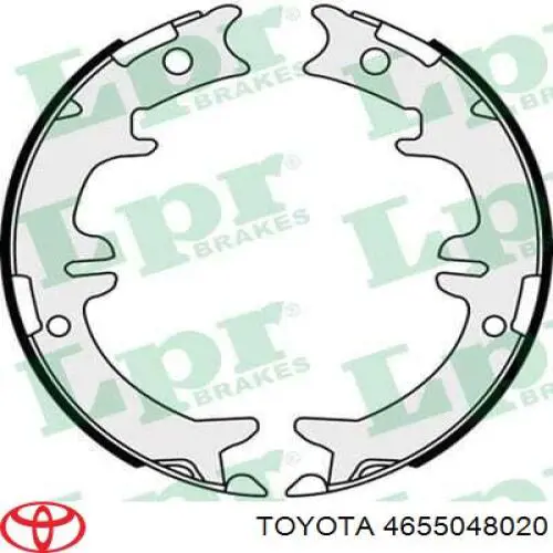 4655048020 Toyota Гальмівні колодки ручника