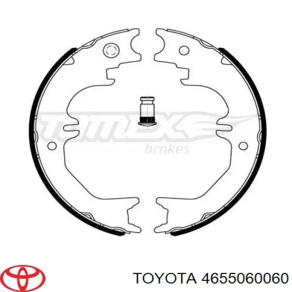4655060060 Toyota Гальмівні колодки ручника