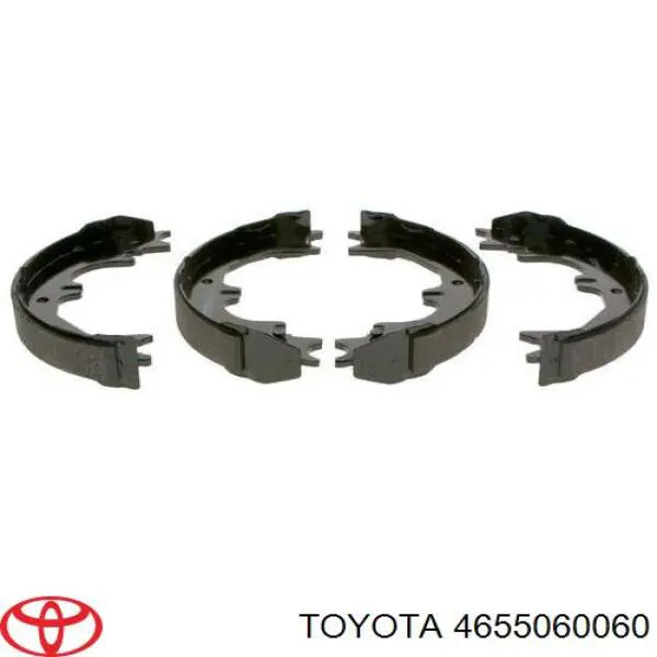 Колодки ручника / стоянкового гальма Toyota 4655060060 ціна, від 26.02 USD