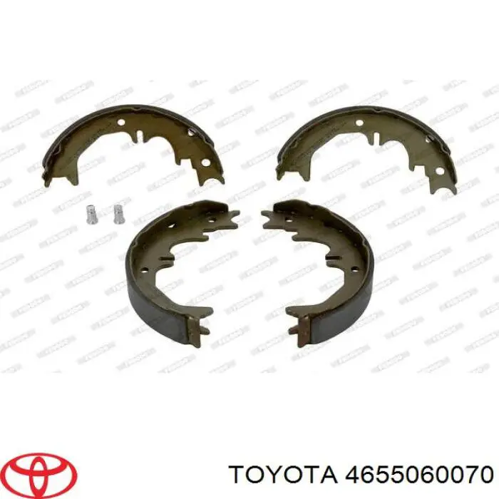 Колодки ручника/стоянкового гальма 4655060070 Toyota