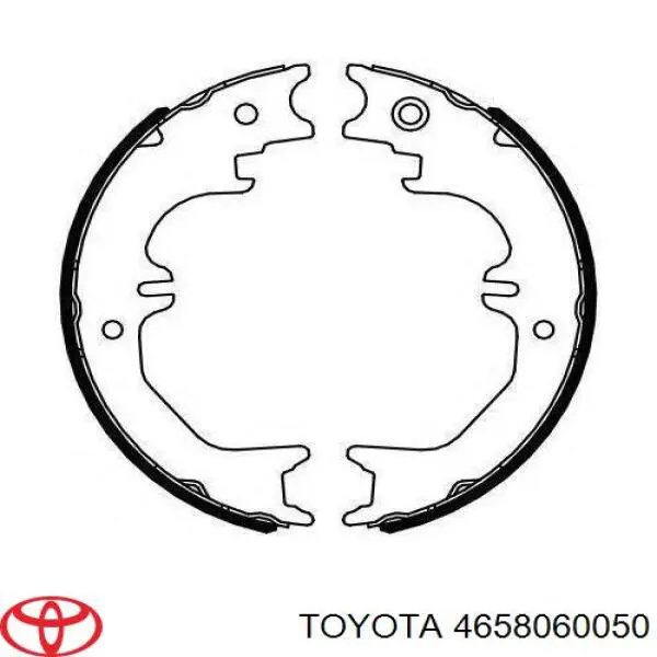 Купити 4658060050 Toyota Гальмівні колодки гальма стоянки