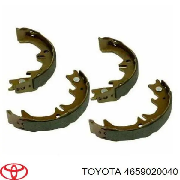 Колодки ручника/стоянкового гальма 4659020040 Toyota