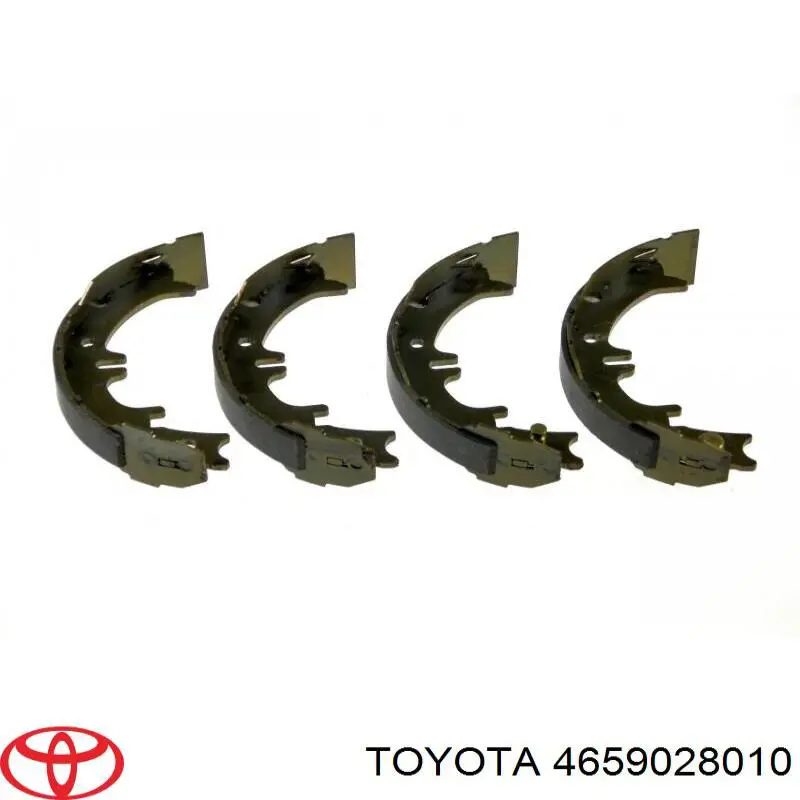 Колодки ручника / стоянкового гальма Toyota 4659028010 ціна, від 19.13 USD