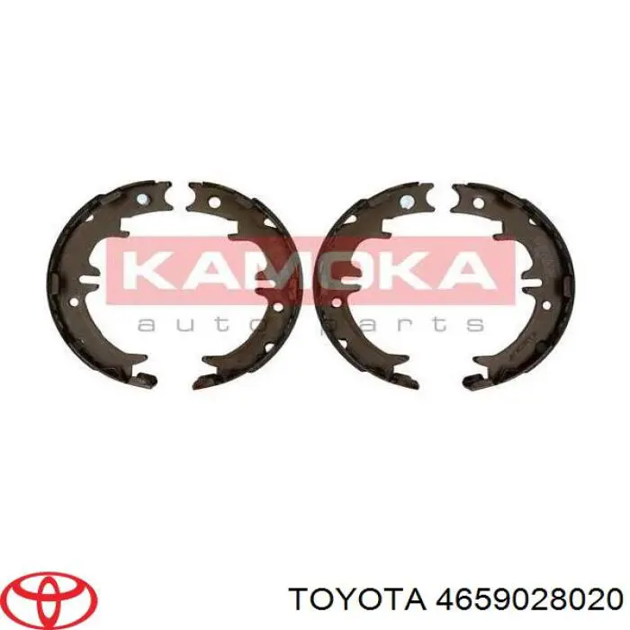 Колодки ручника/стоянкового гальма 4659028020 Toyota