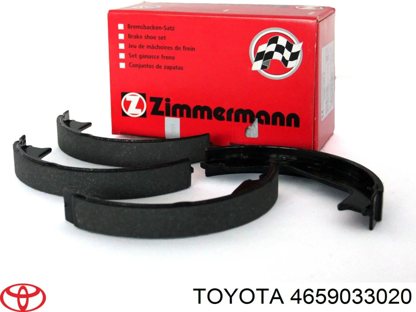 Колодки ручника / стоянкового гальма Toyota 4659033020 ціна, від 17.47 USD