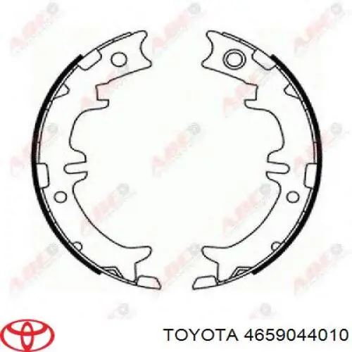 4659044010 Toyota Гальмівні колодки ручника