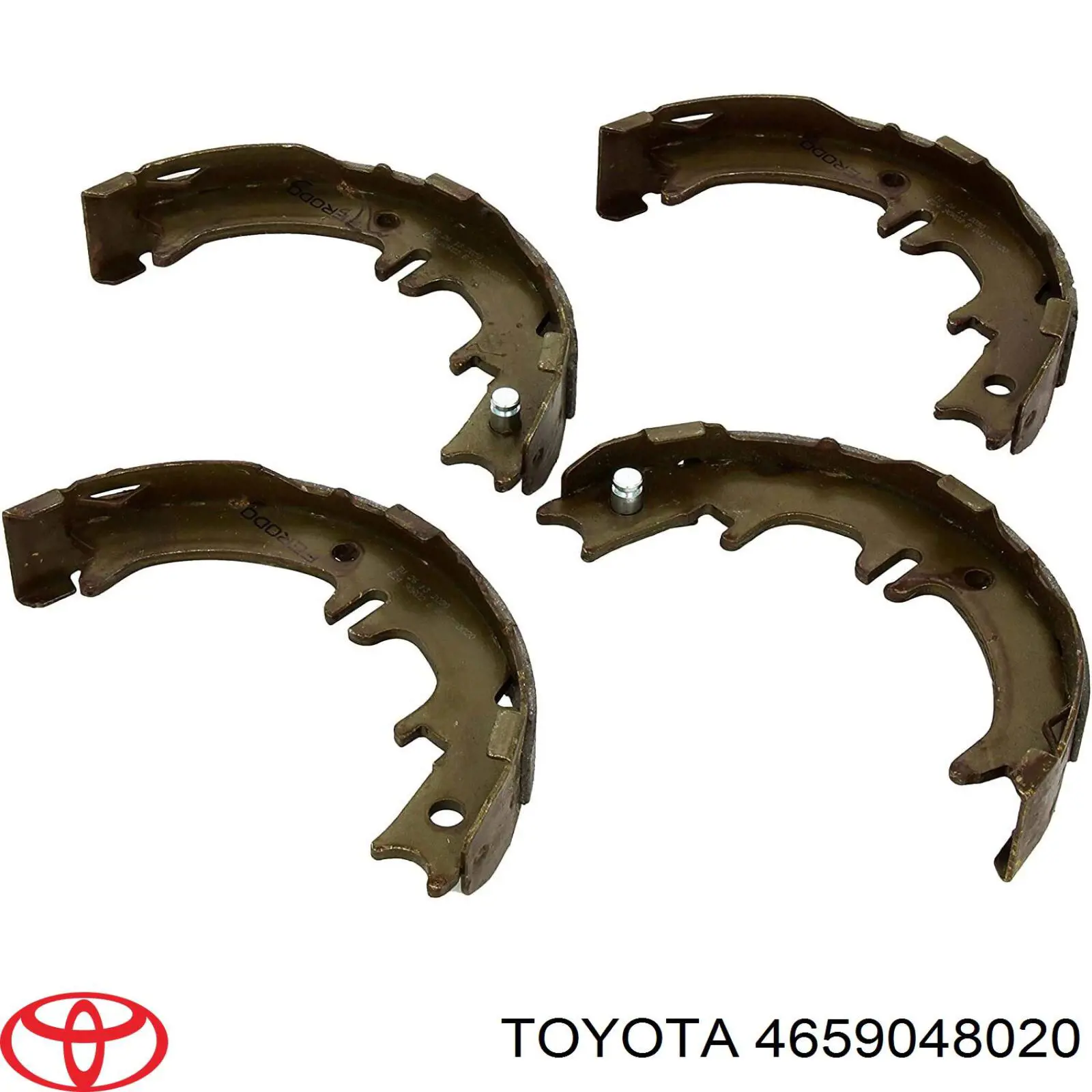 Колодки ручника / стоянкового гальма Toyota 4659048020 ціна, від 15.73 USD