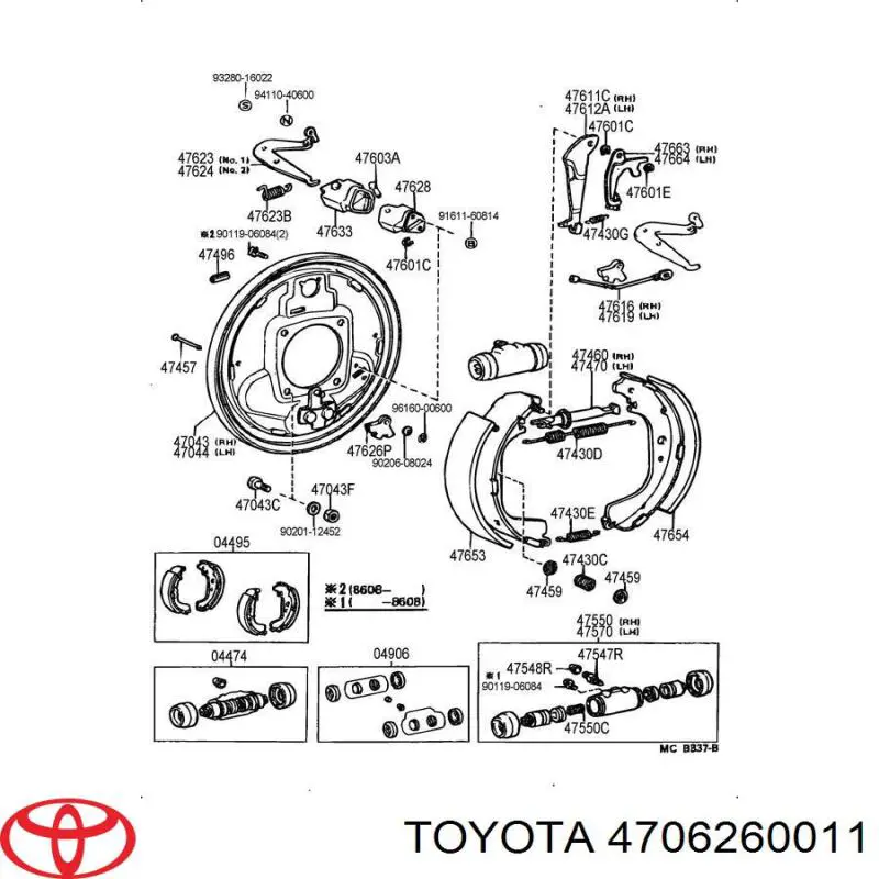  Toyota 4706260011 ціна, від 42.33 USD