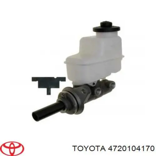 4720104170 Toyota Циліндр гальмівний, головний