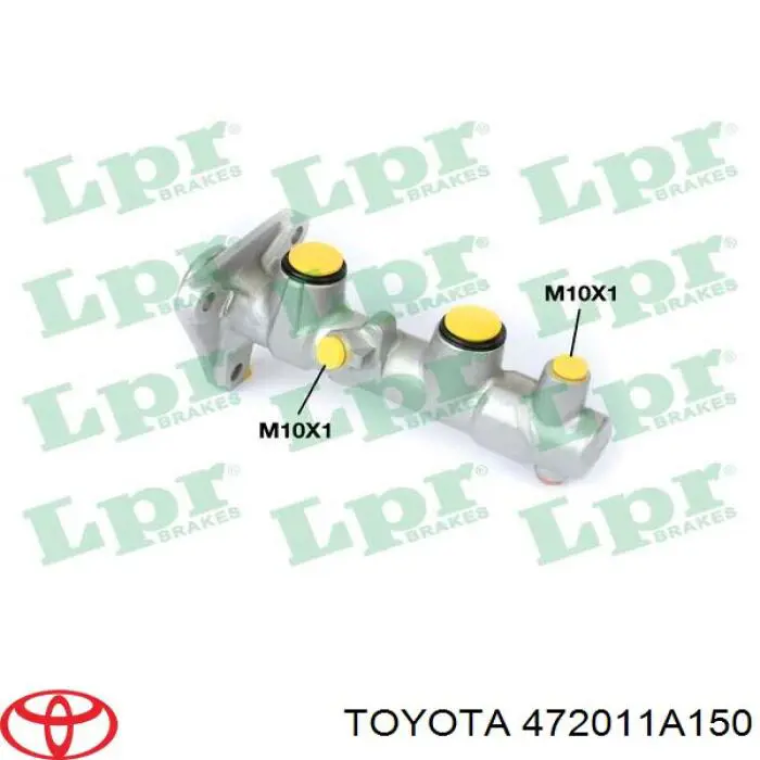 Циліндр головний гальма (Гідротормоз) Toyota 472011A150 ціна, від 88.20 USD