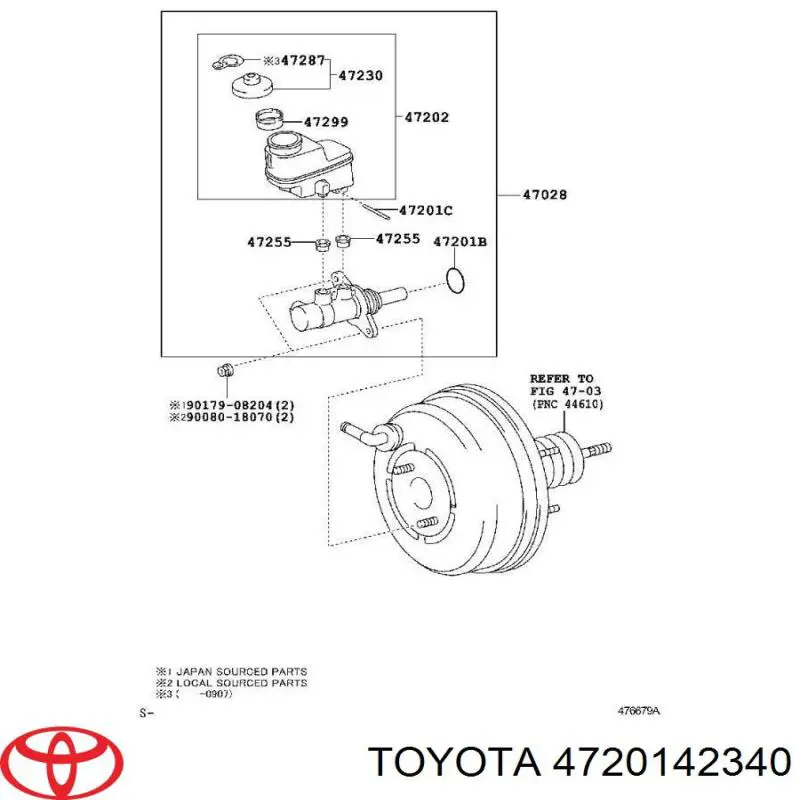  4720142340 Toyota