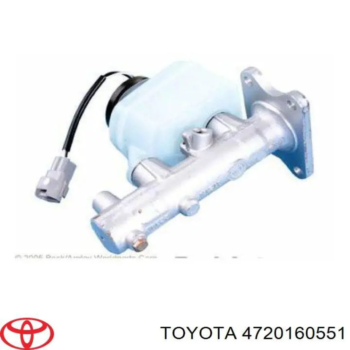 4720160551 Toyota Циліндр гальмівний, головний
