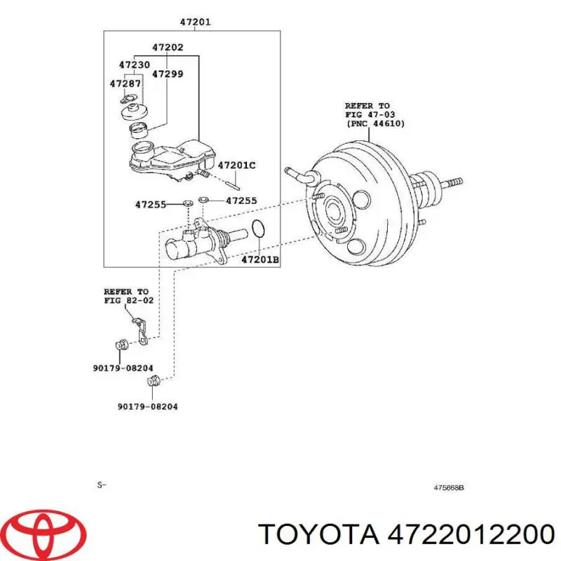 4722012200 Toyota 