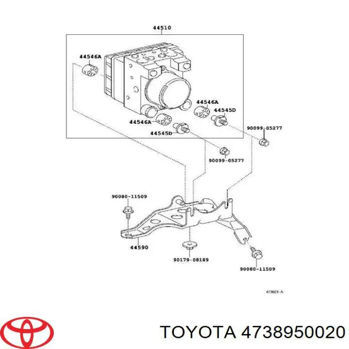 Шайба ущільнююча гальмівного шланга Toyota Fj Cruiser (Тойота Fj Cruiser)