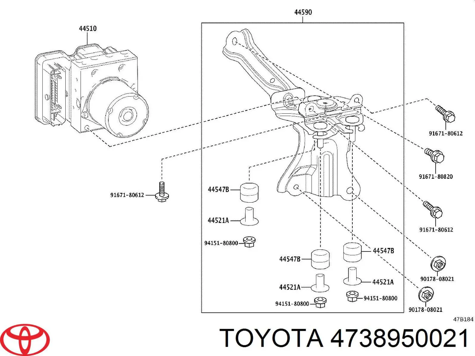 4738950021 Toyota 