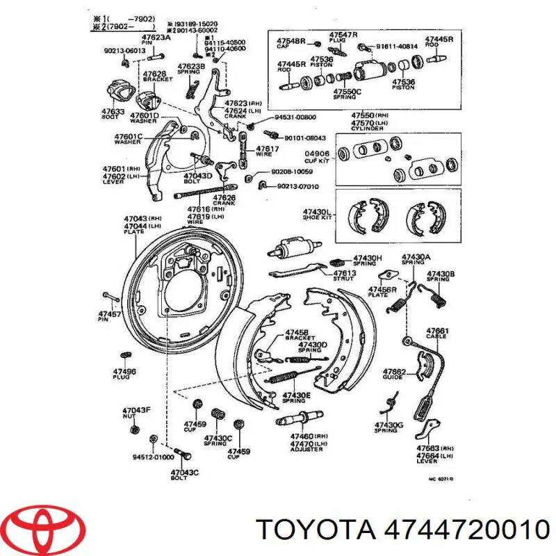 4744720010 Toyota 