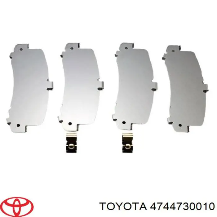 Ремкомплект гальмівних колодок Toyota 4744730010 ціна, від 1.42 USD