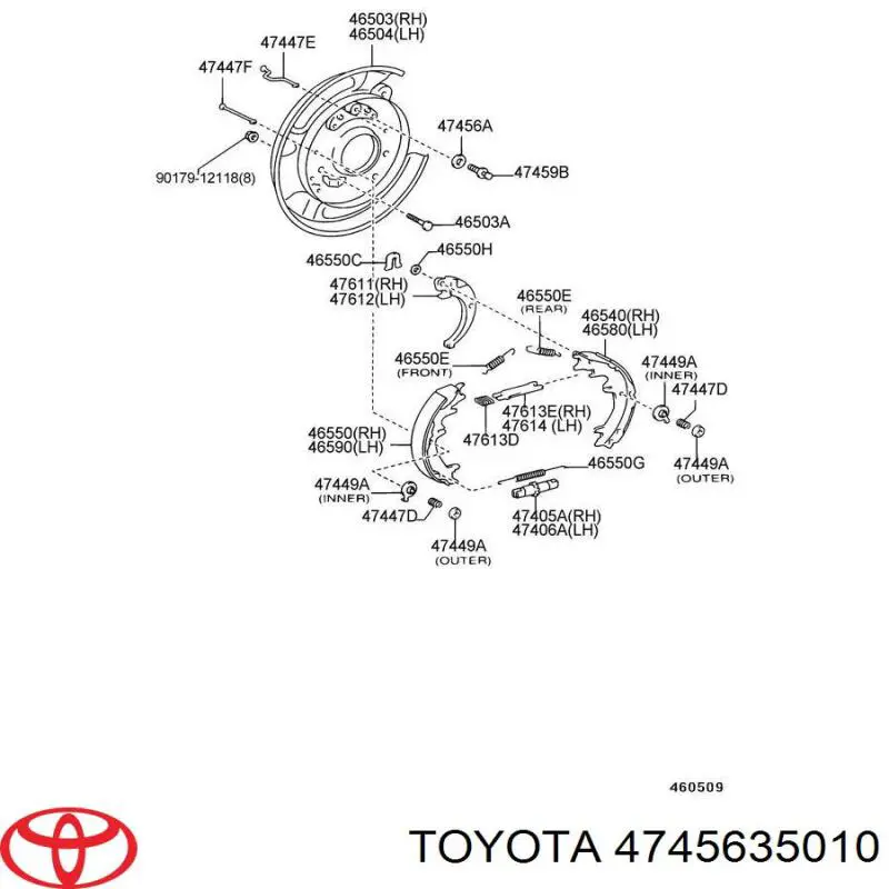 4745635010 Toyota 