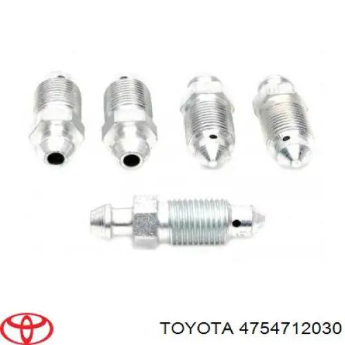 Купити 4754712030 Toyota Штуцер прокачування супорту гальмівного, заднього