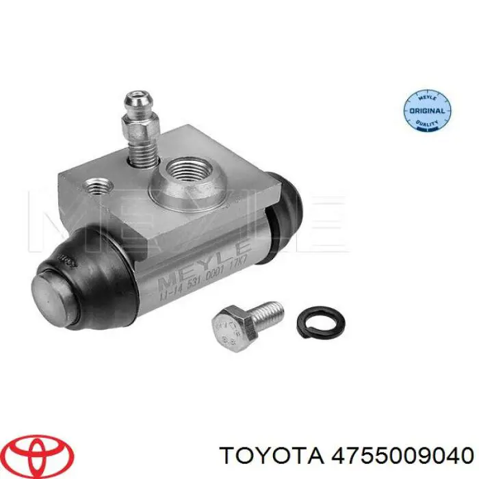 Циліндр гальмівний колісний/робочий, задній Toyota 4755009040 ціна, від 16.97 USD