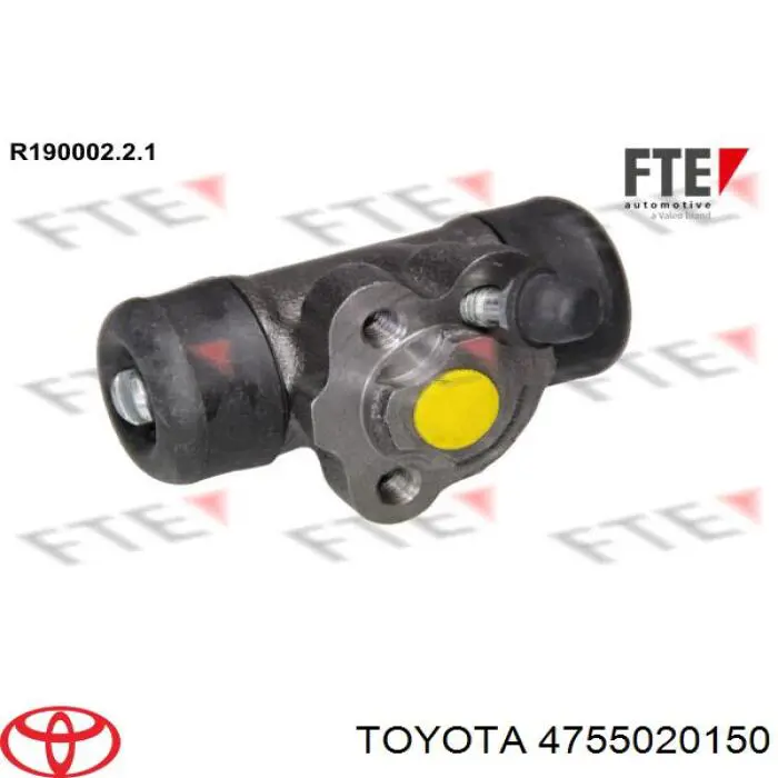 Циліндр гальмівний колісний/робочий, задній Toyota 4755020150 ціна, від 11.83 USD
