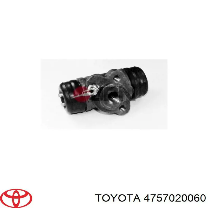 Циліндр гальмівний колісний/робочий, задній Toyota 4757020060 ціна, від 11.48 USD