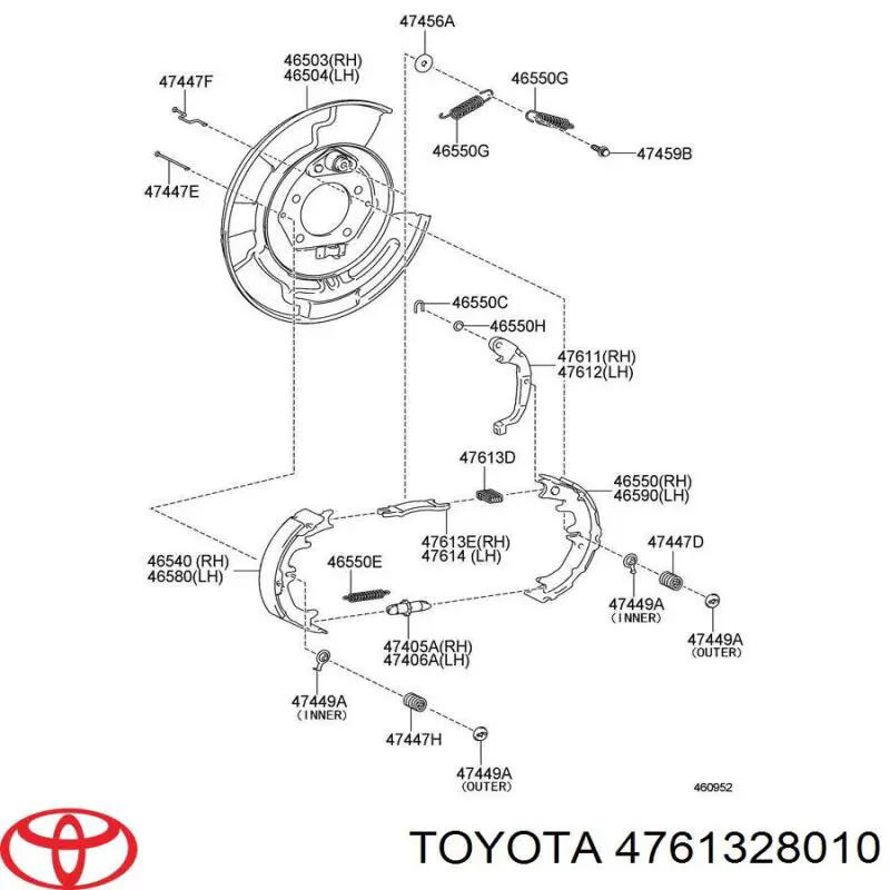 Купити 4761328010 Toyota 