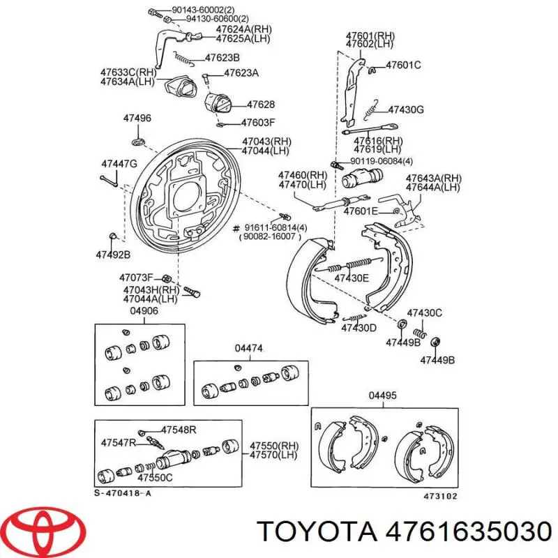  4761635030 Toyota