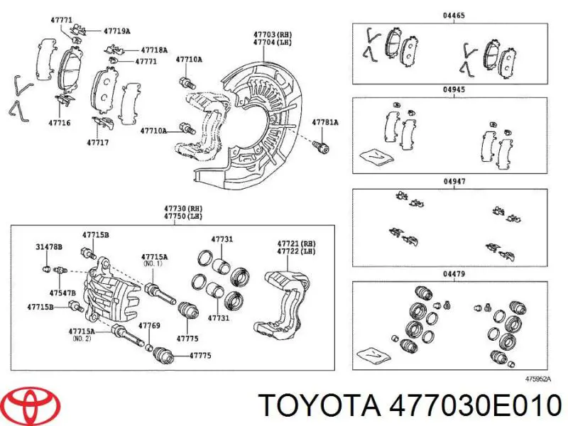 477030E010 Toyota Захист гальмівного диска, переднього, правого