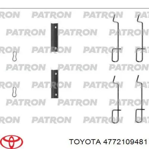  Скоба супорту переднього Toyota Avensis 