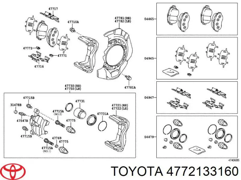 4772133160 Toyota 
