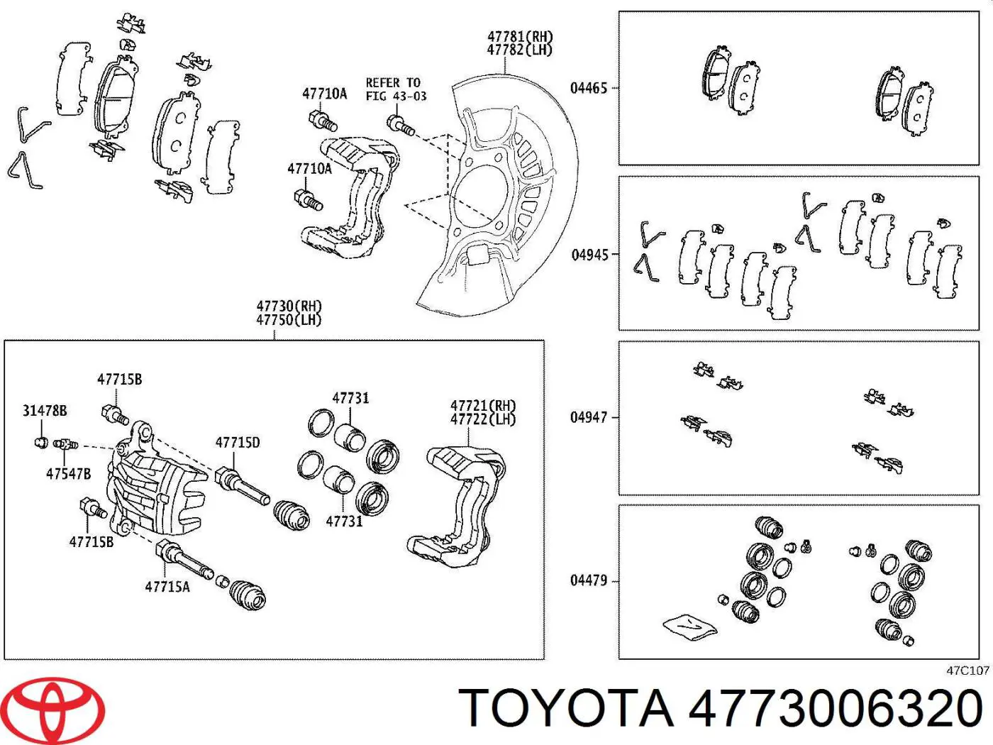 4773006320 Toyota 
