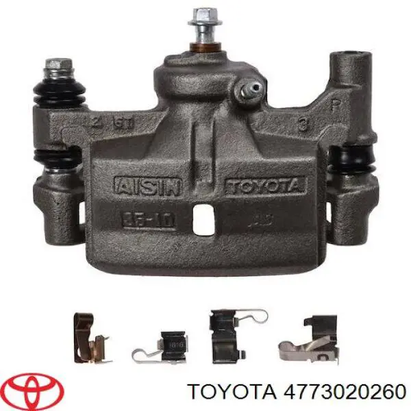 4773033010 Toyota Супорт гальмівний задній правий