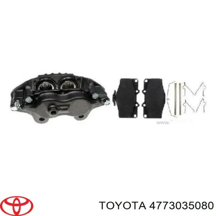 Супорт гальмівний, передній, правий Toyota 4773035080