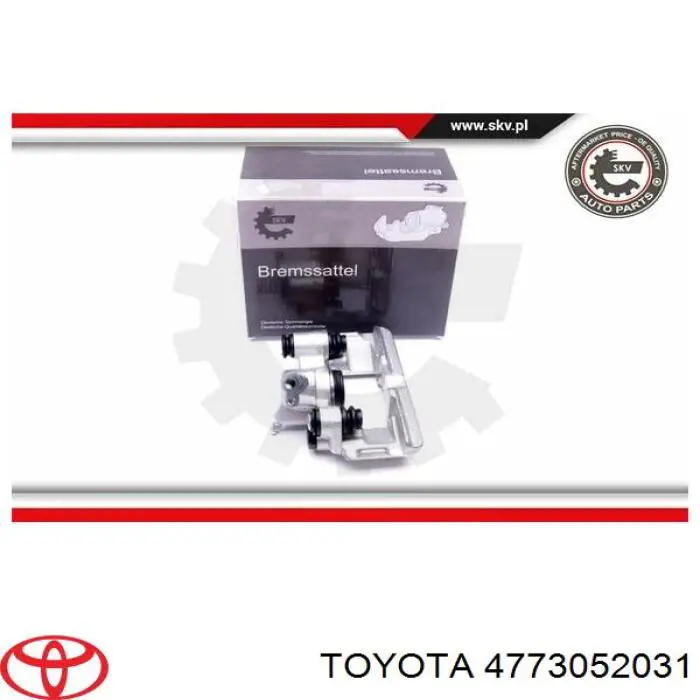 Супорт гальмівний задній правий Toyota 4773052031 ціна, від 48.21 USD