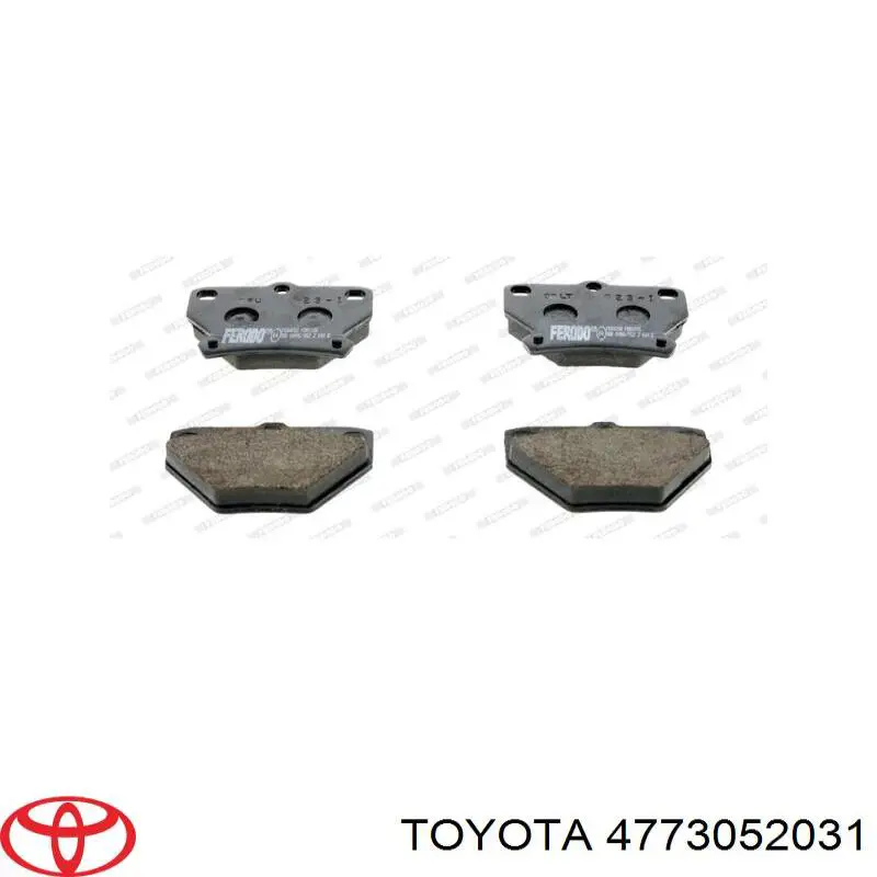 4773052031 Toyota Супорт гальмівний задній правий
