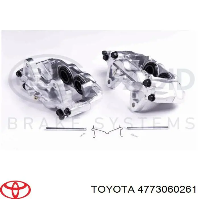 4773060261 Toyota Супорт гальмівний передній правий
