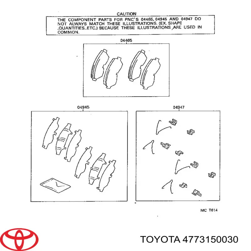 Поршень супорта гальмівного, переднього Toyota 4773150030 ціна, від 8.64 USD