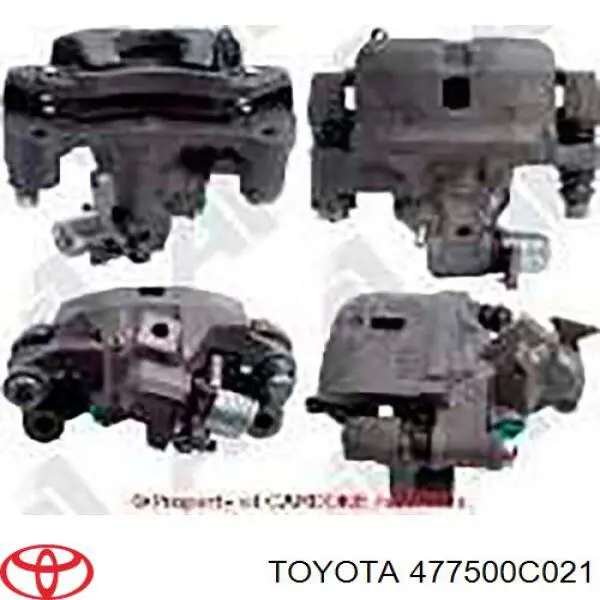 Супорт гальмівний передній лівий Toyota 477500C022 ціна, від 95.23 USD
