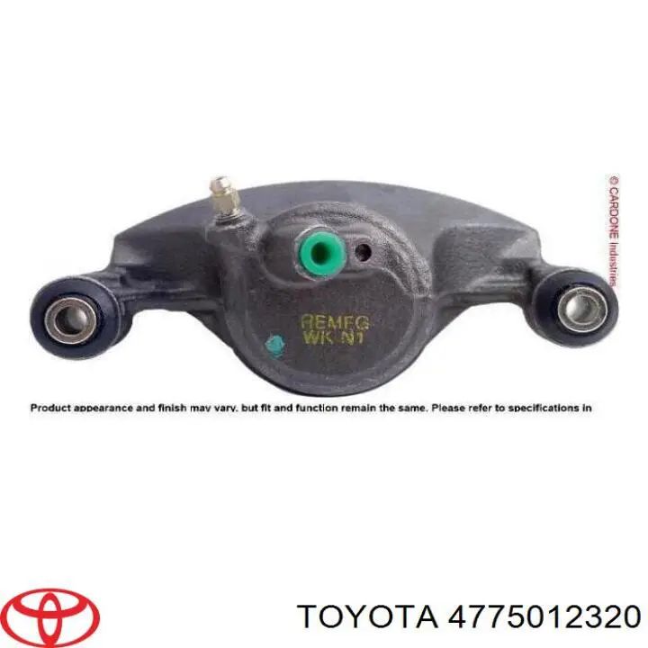 4775012310 Toyota Супорт гальмівний, передній, лівий