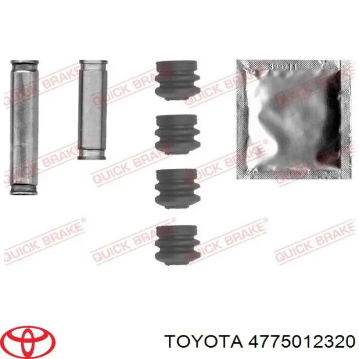 4775012320 Toyota Супорт гальмівний, передній, лівий