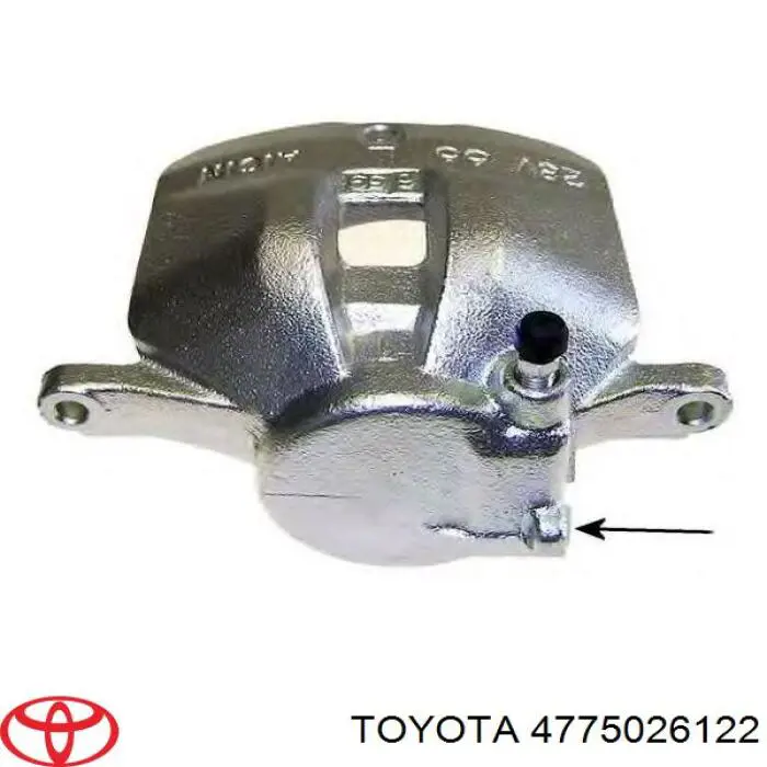 Супорт гальмівний передній лівий 4775026122 Toyota