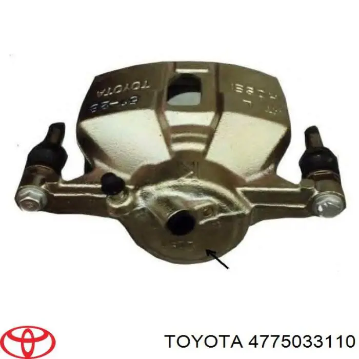 Супорт гальмівний передній лівий Toyota 4775033110 ціна, від 37.05 USD