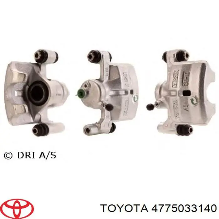 Супорт гальмівний задній лівий Toyota 4775033140 ціна, від 25.34 USD