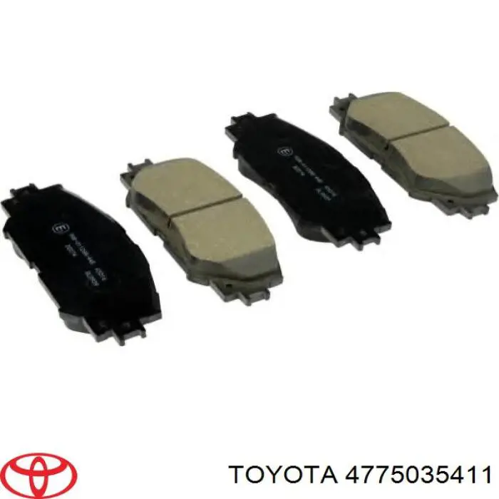 4775035411 Toyota супорт гальмівний передній лівий