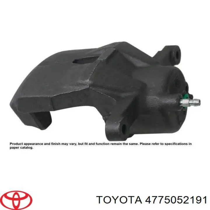 4775052191 Toyota Супорт гальмівний, передній, лівий