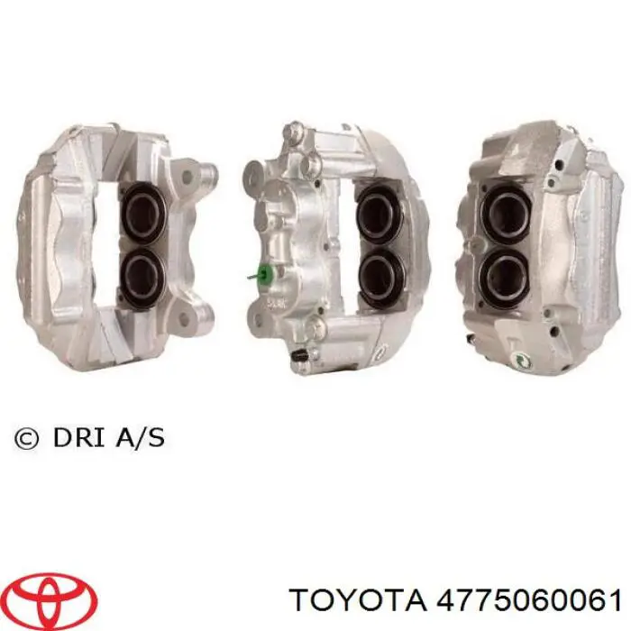 Супорт гальмівний передній лівий Toyota 4775060061 ціна, від 126.39 USD