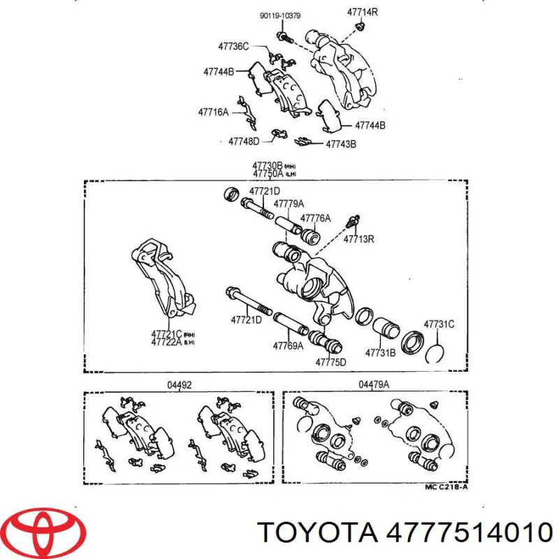  Toyota 4777514010 ціна, від 14.12 USD